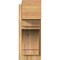Ekena Millwork Merced Block Rough Sawn Outlooker, Western Red Cedar, 8"W x 20"D x 20"H OUT08X20X20MRC05RWR - alternate 4